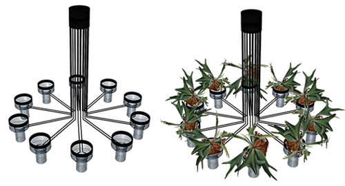 Luminária com plantas 7350551 00c298cfed o Luminária com plantas