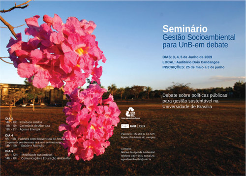 Sustentabilidade em discussão na UnB 7565621 2775fa2686 o Sustentabilidade em discussão na UnB