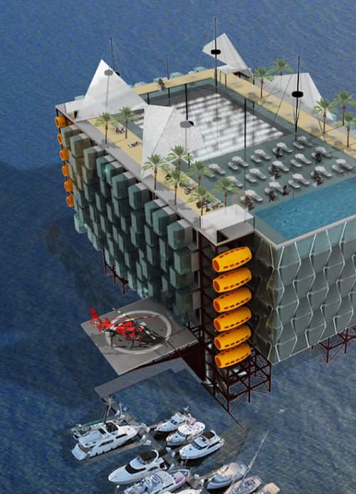 hote plataforma petroleo 7 Hotel em uma plataforma de petróleo em alto mar